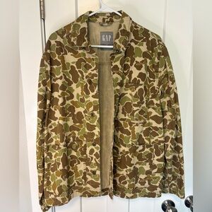 GAP Men's Chore Jacket Camouflage Print Size Medium